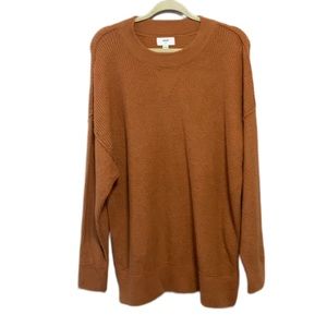 Aerie Oversize Orange Pullover Sweater
